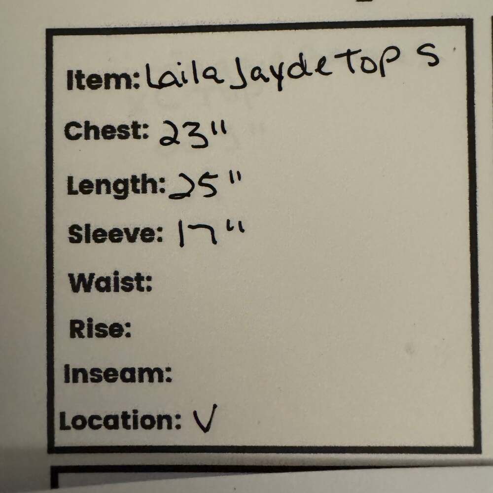 Laila Jayde Bowie 3/4 Sleeve Dolman Knit Top Size Small - Picture 6 of 6